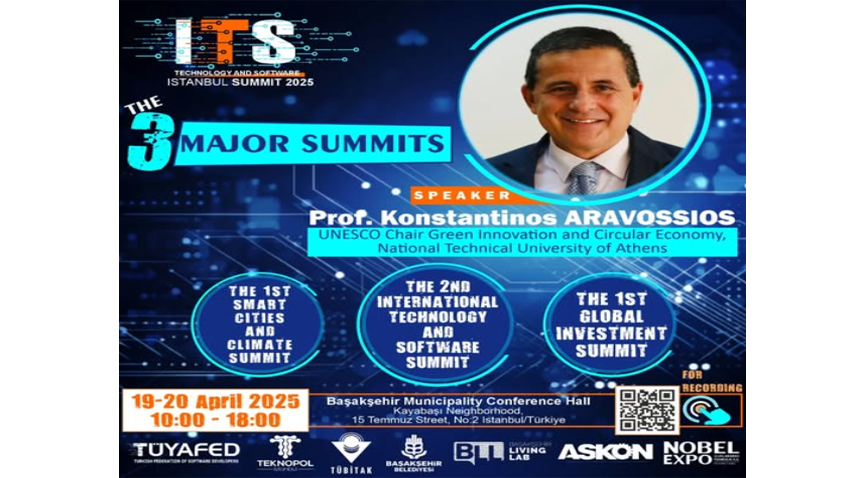 3.Büyük Zirve Konuşmacı: Prof. Konstantinos ARAVOSSIOS
