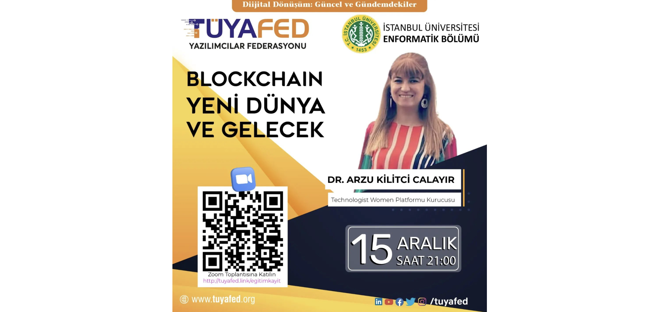 TÜYAFED Eğitim Semineri: “Blockchain Yeni Dünya ve Gelecek”