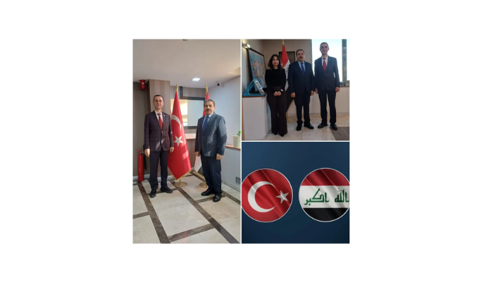 TÜYAFED Başkanı Mustafa Çalış ve Dijital Dönüşüm Başkanı Songül Seldüz, Irak Konsolosluğunu Ziyaret Ederek Teknoloji ve Yazılım İş Birliği Mutabakatı Sağladı