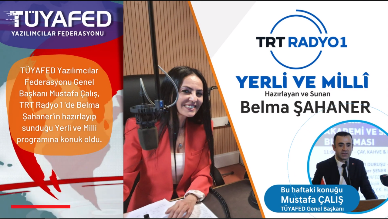 TRT RADYO 1  DE HAFTANIN KONUĞU OLARAK TÜYAFED GENEL BAŞKANI MUSTAFA ÇALIŞ KATILDI