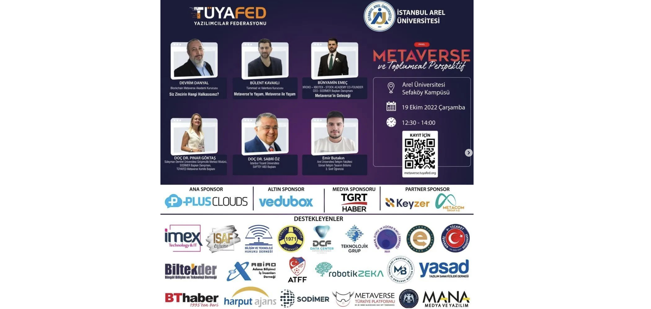İstanbul Arel Üniversitesi’nde “Metaverse ve Toplumsal Perspektif” Paneli Düzenleniyor