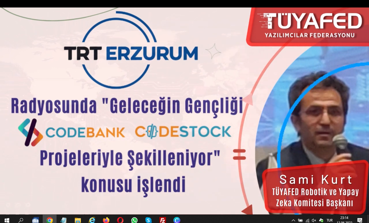 TRT ERZURUM RADYOSUNDA CODEBANK VE CODESTOCK PROJELERİ BİLGİLENDİRİLDİ