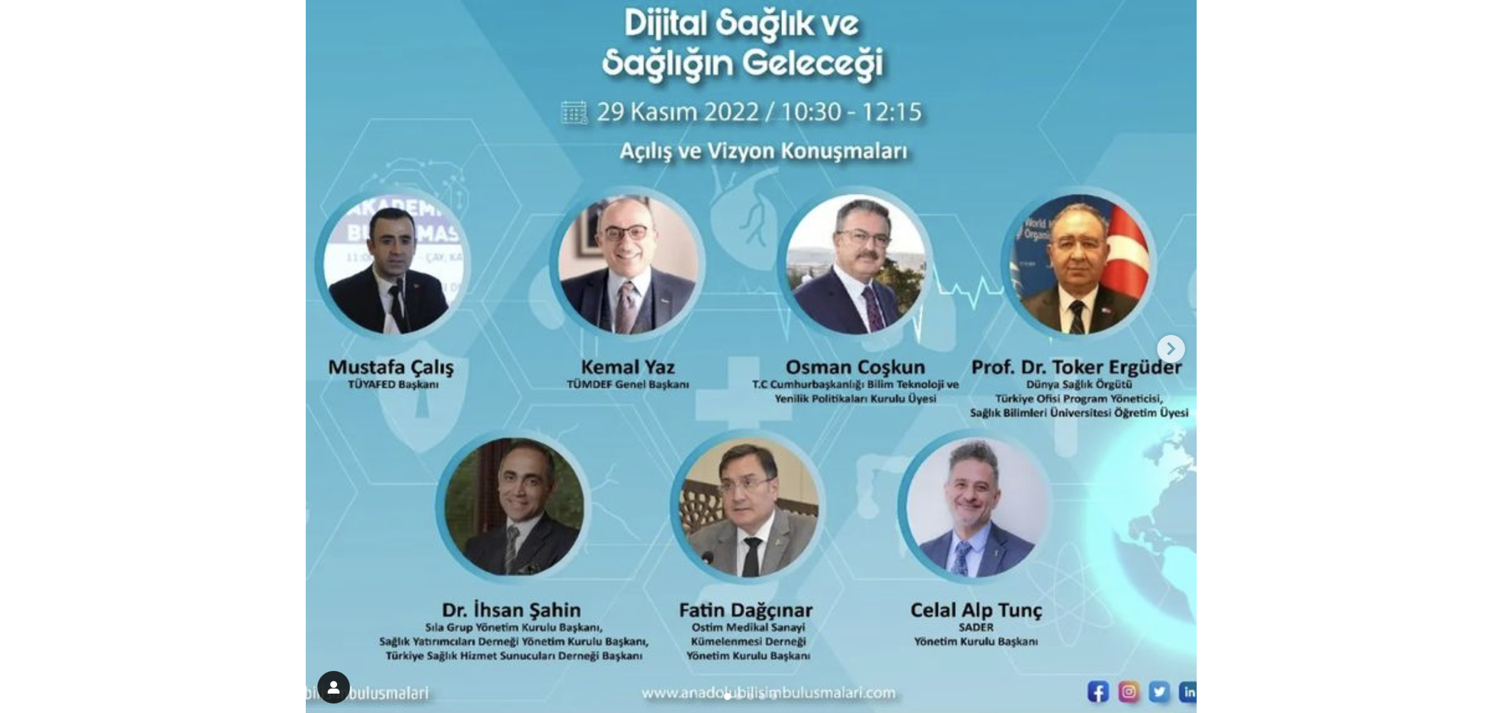 Anadolu Bilişim Buluşmaları: “Dijital Sağlık ve Sağlığın Geleceği” Konferansı